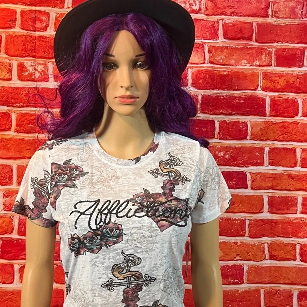 Affliction Women’s T-Shirt - Picture 12 of 13